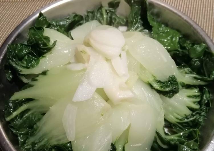 Boiled Bokchoi