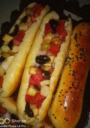 صورة لوصفة ساندويشات بعجينة إقتصادية جداً ومداق لذيذ 😋
