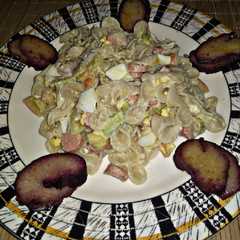 Una foto de Ensalada de corbatines extrarápida
