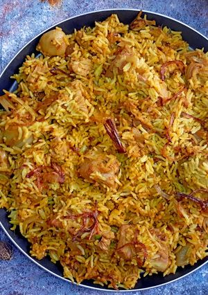 A picture of Kathal Tawa Pulao.
