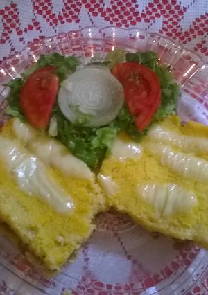 Una foto de Pastel de polenta