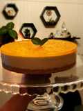 Cheesecake de yogur y mandarina 🍊 (sin horno!!)