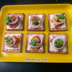 A picture of Cracker Canapès (Super Quick & Delicious).