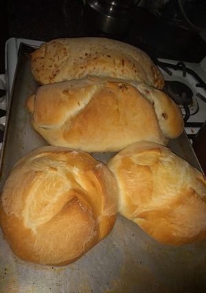 Una foto de Pan casero saborizados!!!😄