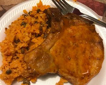 Without Fail Making Recipe Sweet baked Polynesian pork chops Delicious Steady