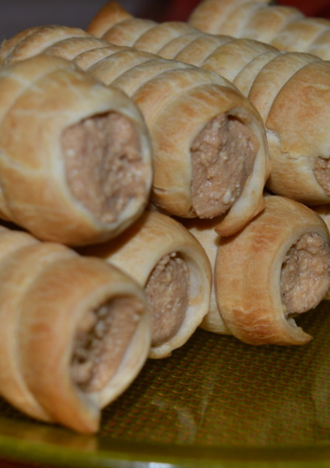 Una foto de Cañoncitos de dulce de leche y ricotta