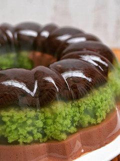 Foto resep Puding Oreo Lumut Cokelat