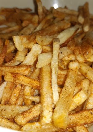 A picture of Deep fry crispy aloo.