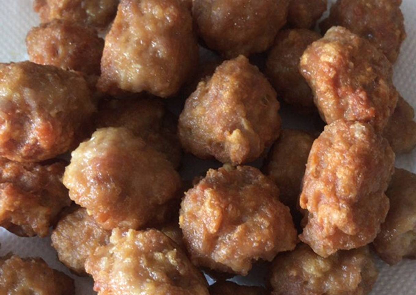 Bakso goreng babi (non halal)