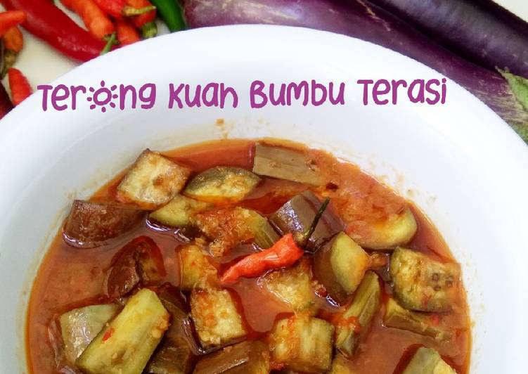 Terong Kuah Bumbu Terasi