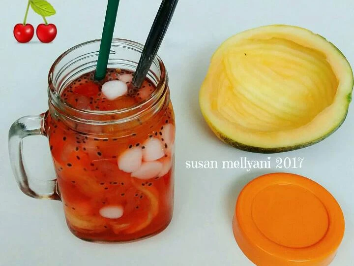 Langkah Mudah untuk Membikin Resep Es blewah yang  Bikin Ketagihan Anti Ribet, Lezat Sekali