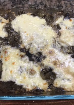 Una foto de Berenjenas gratinadas
