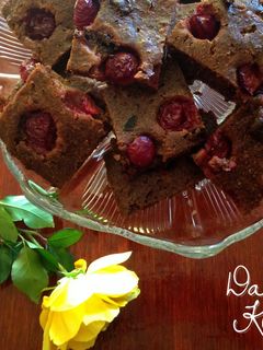 Csokis-meggyes sütemény recept fotója