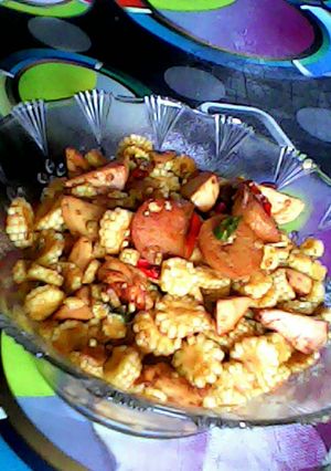 Foto resep Tumis jagung putren