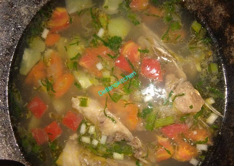 Resep: Sop kepala ikan senangin Non MSG aman buat bayi yang Nikmat