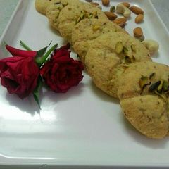 A picture of Thandai flavoured nankhatai.
