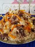 Afghani mutton pulao