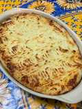 Garlic, Cream, and Emmental Mashed Potato Gratin