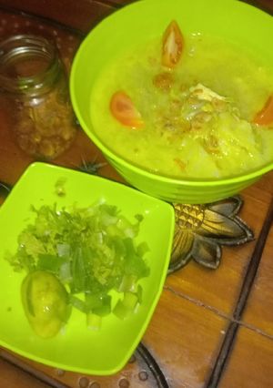 Foto resep Soto ayam kuah kuning santan