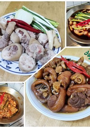 黃酒冰糖滷豬腳 的食譜成品照片