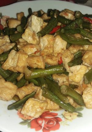 Foto resep Oseng Tahu Kacang Panjang