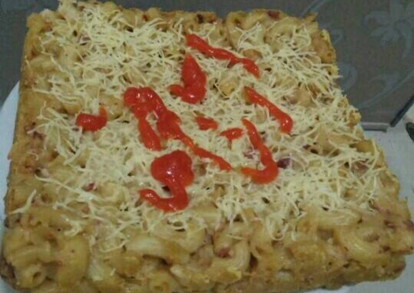 Makaroni panggang/kukus ala aisyah dh
