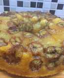 Torta de banana invertida