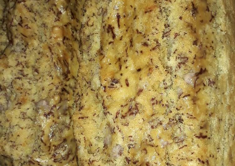 Bolu pisang lembut merekah