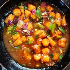 Chilli Babycorn (Gravy) A picture of Chilli Babycorn (Gravy).