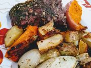 Una foto de marucha al horno