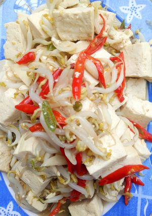 Foto resep Tumis toge tahu
