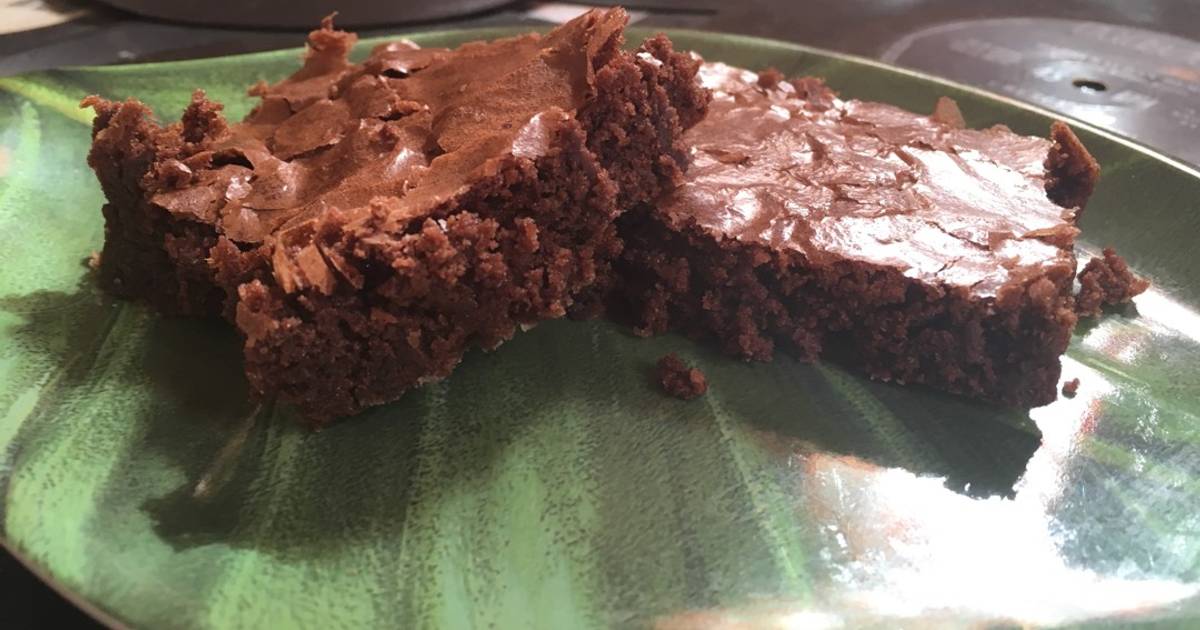 Brownies fáciles con cacao en polvo en 4 pasos🍫🥜💖💁🏻 Receta de