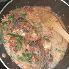 Fish in coconut milk A picture of Fish in coconut milk.