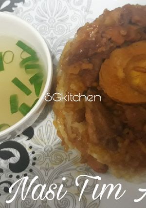 Foto resep Nasi Tim Ayam