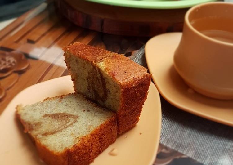 Bolu pisang marmer