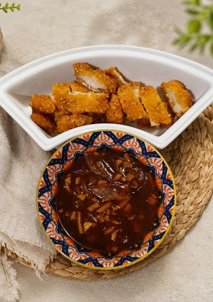 Foto resep Chicken katsu + Saus Tiram