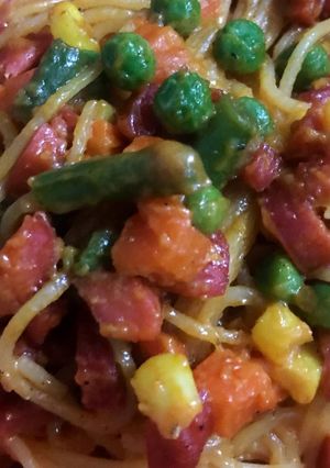 Foto resep Bekal anak~spagetti 5 menit