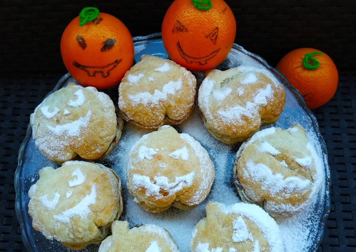 Calabazas embrujadas de hojaldre 🎃🎃🎃