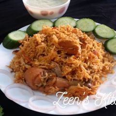 A picture of Hyderabadi Chicken Tahari.
