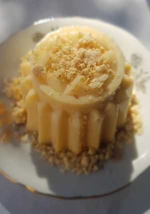 Una foto de Gelatina de mazapán de la Rosa