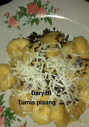 Foto resep Tumis pisang coklat keju