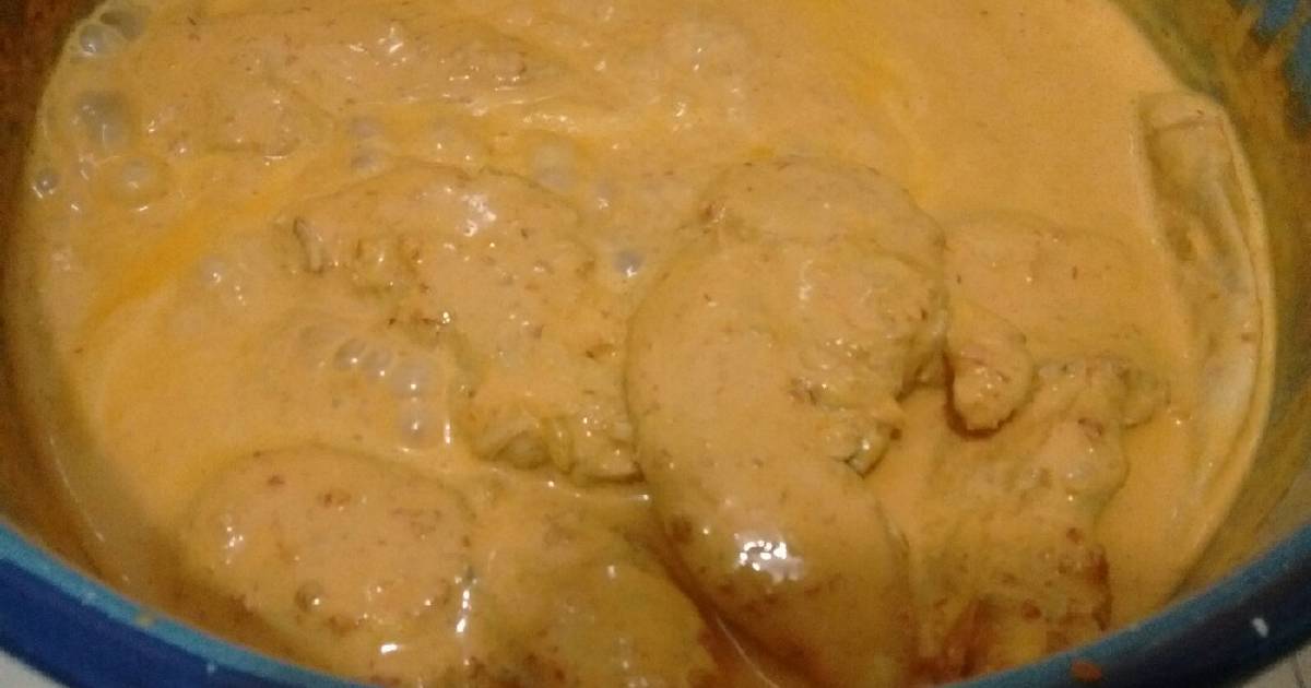Fajitas de pollo en crema al chipotle Receta de Hilda Lucero Garcia Segura-  Cookpad