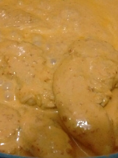 Una foto de Fajitas de pollo en crema al chipotle