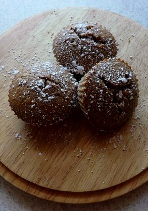 Hình của món Cherry-Chocolate-Muffins.