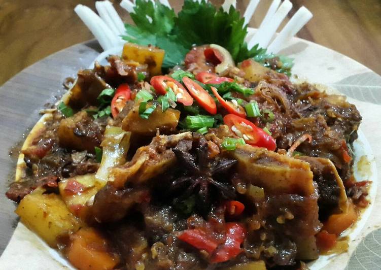 Easiest Way to Prepare Homemade Semur Iga (super) Pedasss