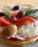 Кабачковые панкейки (тортиком)