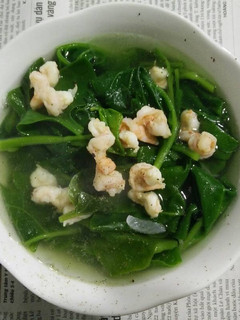 Hình của món Canh rau mồng tơi.