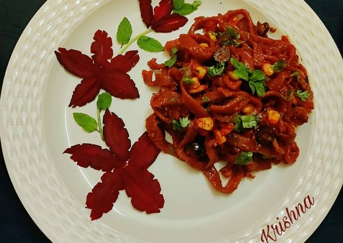 Beetroot Semolina Pasta