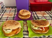 Gambar crispy chicken burger