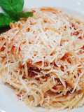 Spaghettini Caprese 🍅 "Cena extra rápida 15 minutos"
